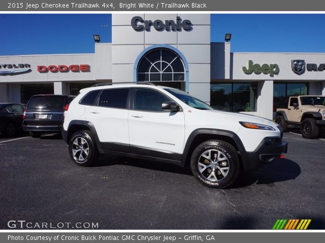 2015 Jeep Cherokee Trailhawk 4x4 in Bright White