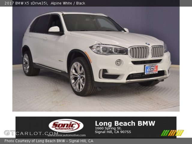 2017 BMW X5 sDrive35i in Alpine White