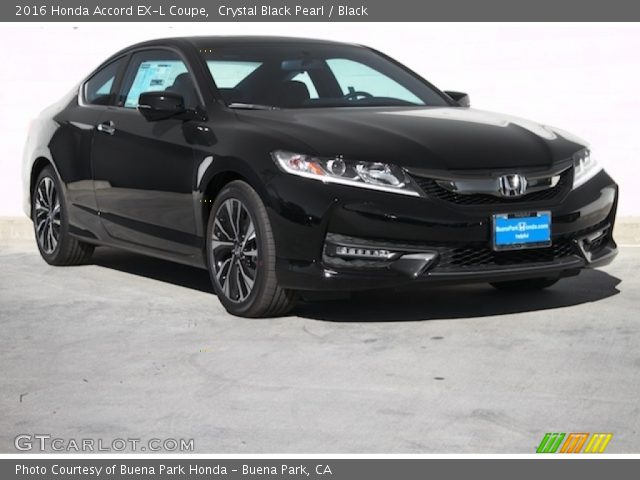 2016 Honda Accord EX-L Coupe in Crystal Black Pearl