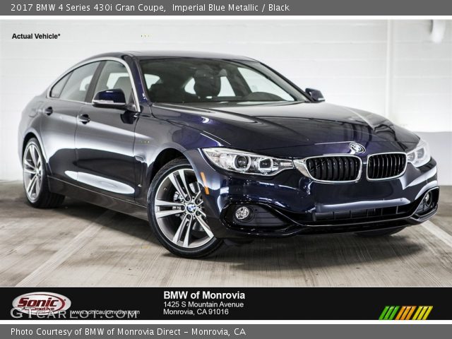 2017 BMW 4 Series 430i Gran Coupe in Imperial Blue Metallic
