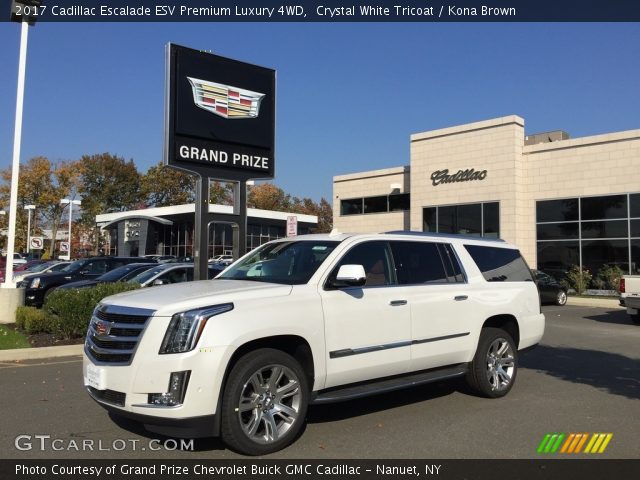 2017 Cadillac Escalade ESV Premium Luxury 4WD in Crystal White Tricoat