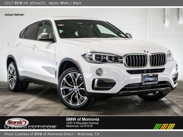 2017 BMW X6 xDrive35i in Alpine White