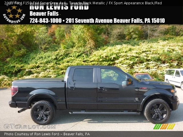 2013 Ford F150 FX4 SuperCrew 4x4 in Tuxedo Black Metallic