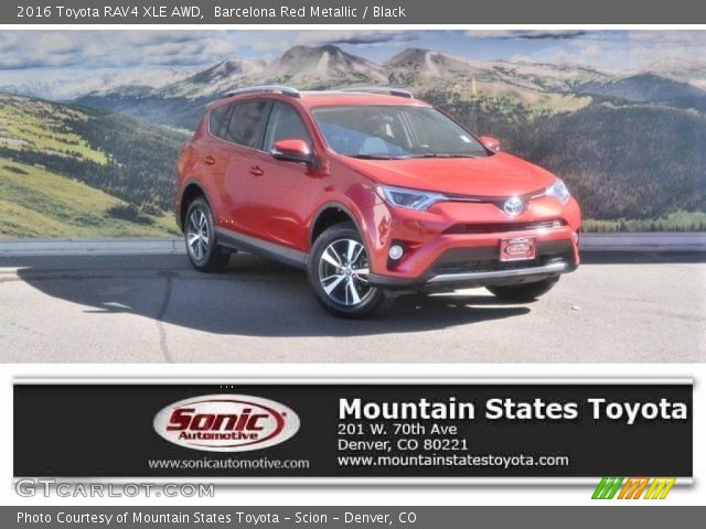 2016 Toyota RAV4 XLE AWD in Barcelona Red Metallic