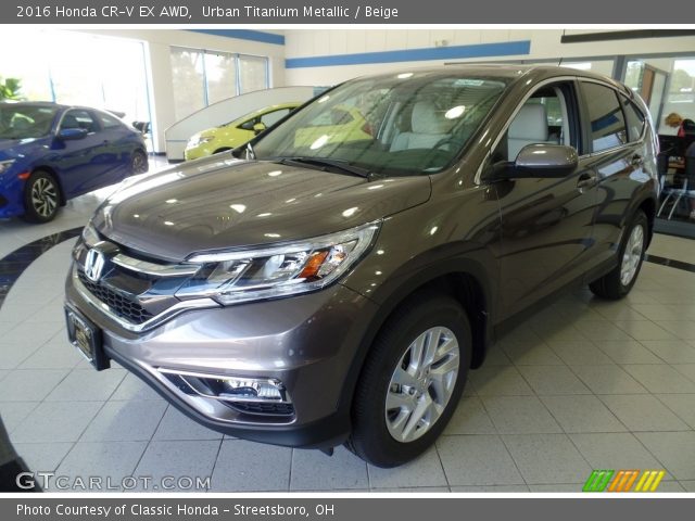 2016 Honda CR-V EX AWD in Urban Titanium Metallic