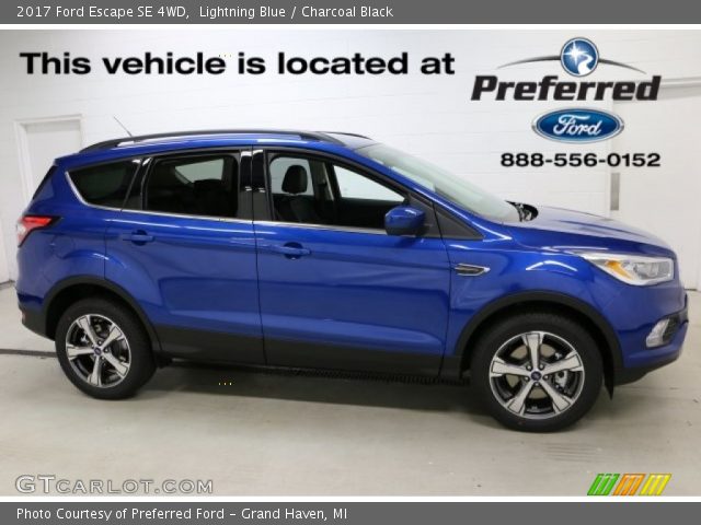 2017 Ford Escape SE 4WD in Lightning Blue