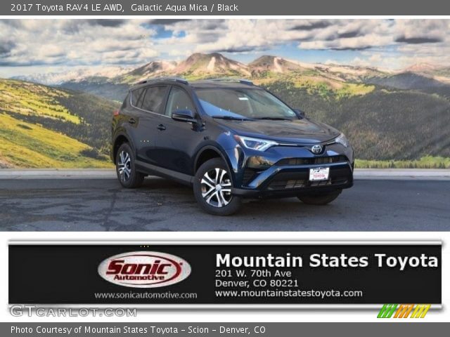 2017 Toyota RAV4 LE AWD in Galactic Aqua Mica