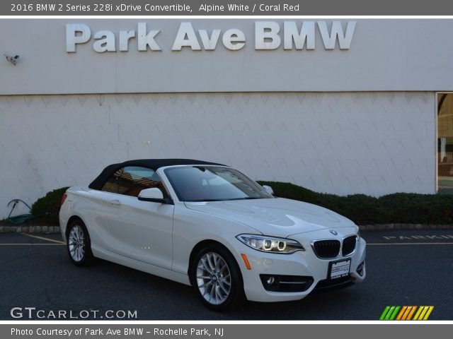 2016 BMW 2 Series 228i xDrive Convertible in Alpine White