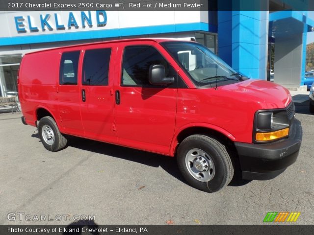 2017 Chevrolet Express 2500 Cargo WT in Red Hot