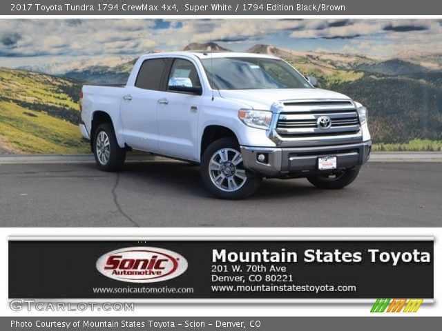 2017 Toyota Tundra 1794 CrewMax 4x4 in Super White