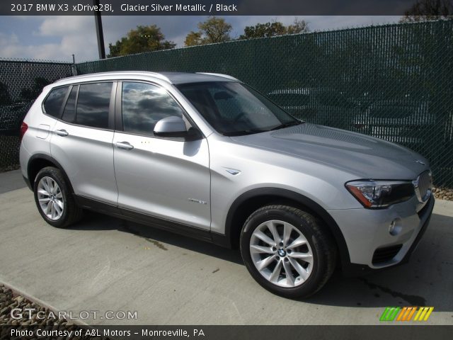 2017 BMW X3 xDrive28i in Glacier Silver Metallic