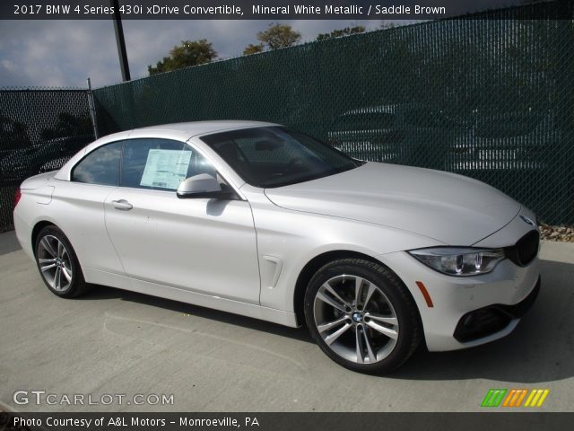 2017 BMW 4 Series 430i xDrive Convertible in Mineral White Metallic