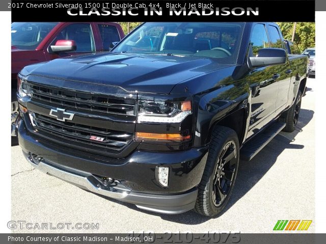 2017 Chevrolet Silverado 1500 LT Double Cab 4x4 in Black