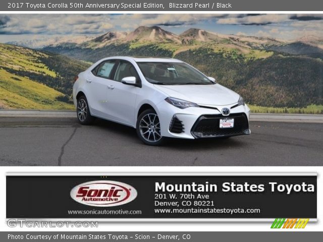 2017 Toyota Corolla 50th Anniversary Special Edition in Blizzard Pearl