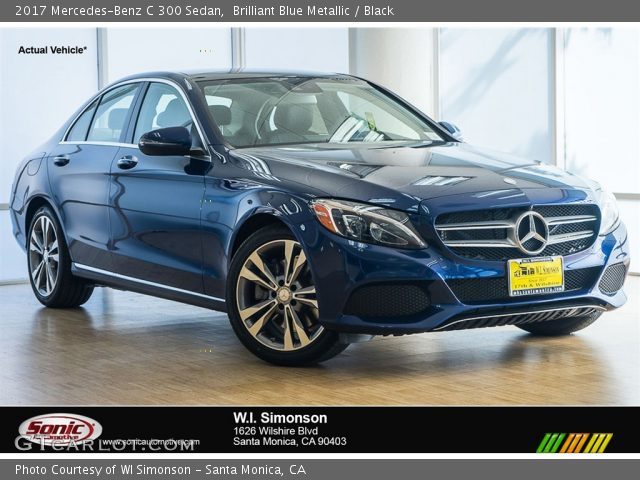 2017 Mercedes-Benz C 300 Sedan in Brilliant Blue Metallic