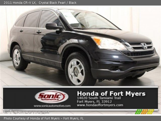 2011 Honda CR-V LX in Crystal Black Pearl
