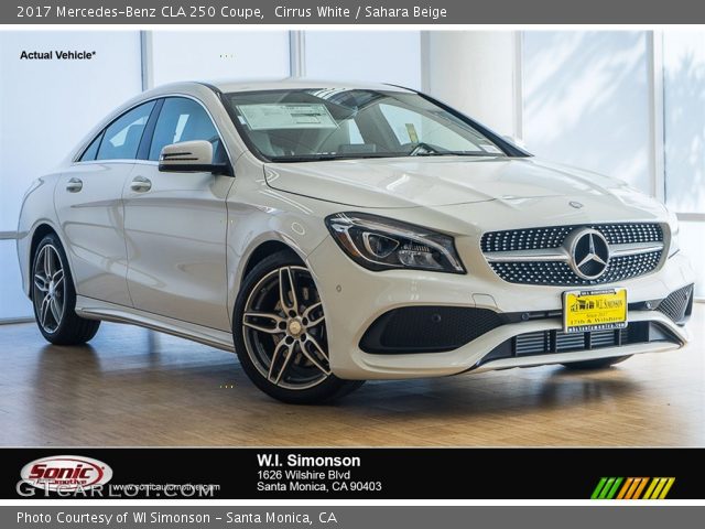 2017 Mercedes-Benz CLA 250 Coupe in Cirrus White