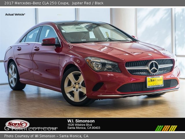 2017 Mercedes-Benz CLA 250 Coupe in Jupiter Red