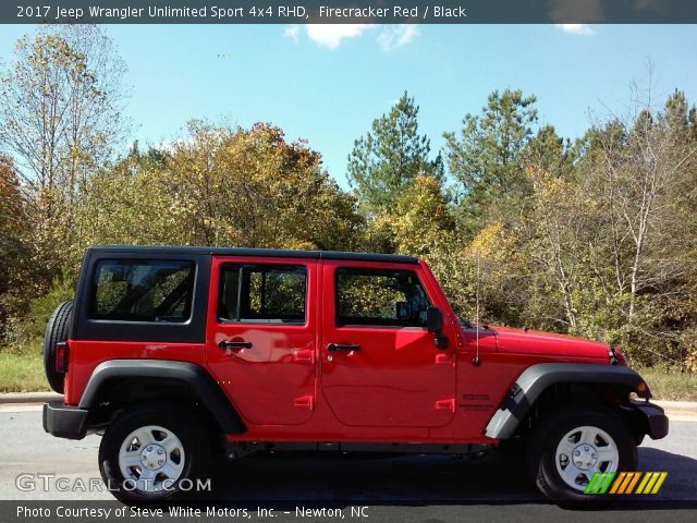 2017 Jeep Wrangler Unlimited Sport 4x4 RHD in Firecracker Red