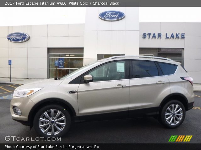 2017 Ford Escape Titanium 4WD in White Gold