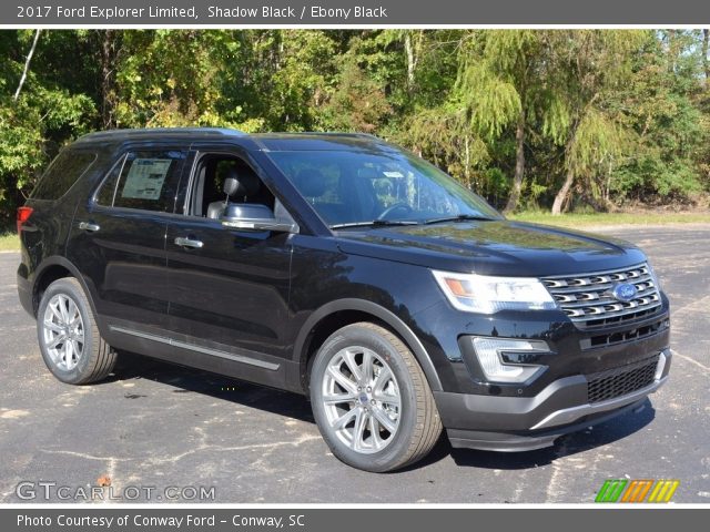 2017 Ford Explorer Limited in Shadow Black