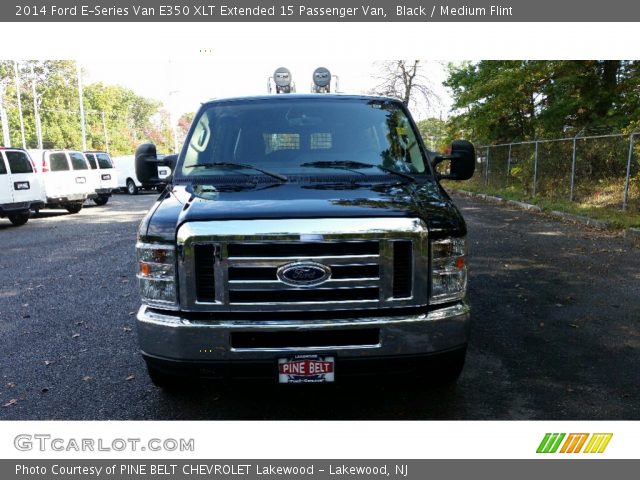 2014 Ford E-Series Van E350 XLT Extended 15 Passenger Van in Black