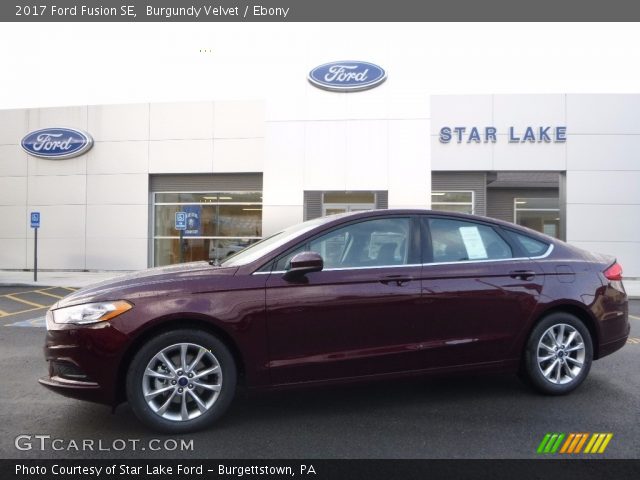2017 Ford Fusion SE in Burgundy Velvet