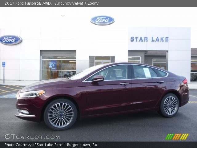 2017 Ford Fusion SE AWD in Burgundy Velvet
