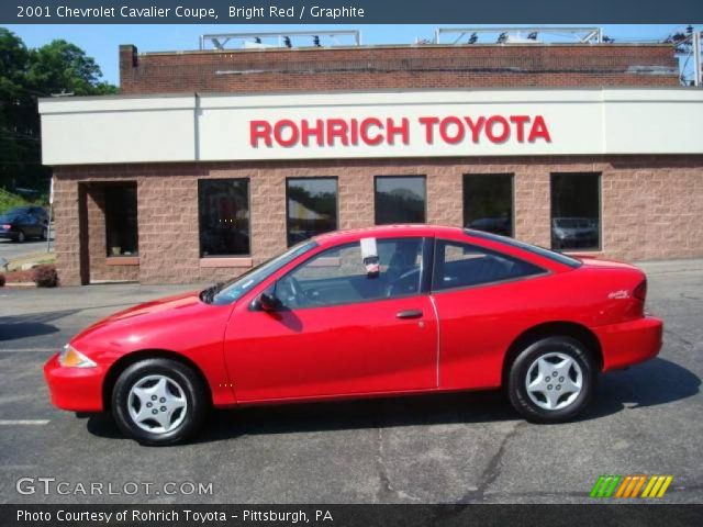 2001 Chevrolet Cavalier Coupe in Bright Red