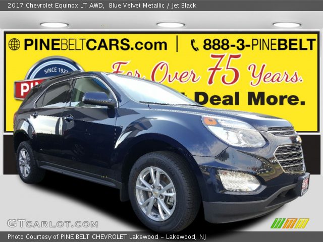2017 Chevrolet Equinox LT AWD in Blue Velvet Metallic