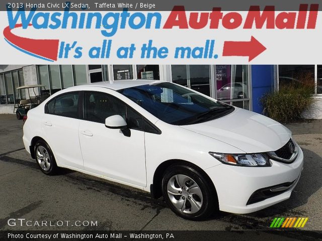 2013 Honda Civic LX Sedan in Taffeta White