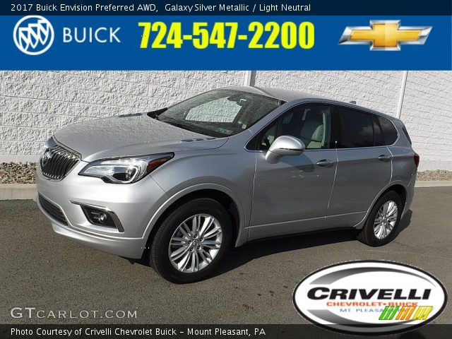 2017 Buick Envision Preferred AWD in Galaxy Silver Metallic