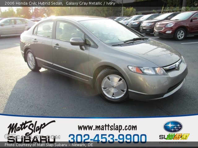 2006 Honda Civic Hybrid Sedan in Galaxy Gray Metallic