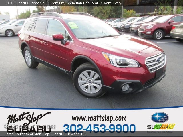 2016 Subaru Outback 2.5i Premium in Venetian Red Pearl
