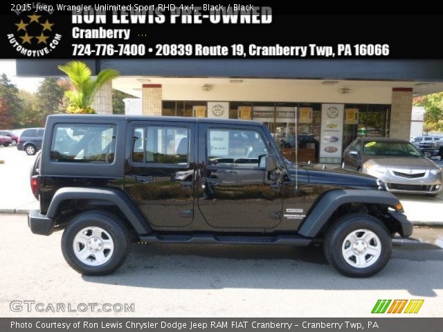 2015 Jeep Wrangler Unlimited Sport RHD 4x4 in Black