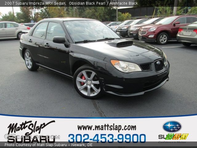 2007 Subaru Impreza WRX Sedan in Obsidian Black Pearl