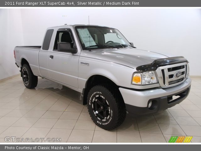 2011 Ford Ranger XLT SuperCab 4x4 in Silver Metallic