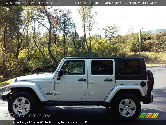 2010 Jeep Wrangler Unlimited Sahara 4x4 in Bright Silver Metallic