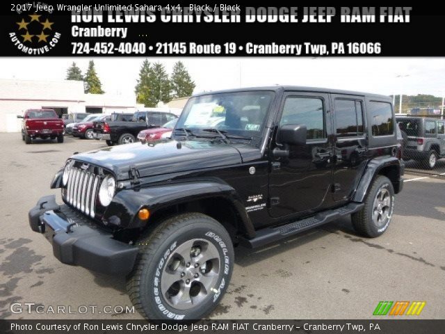 2017 Jeep Wrangler Unlimited Sahara 4x4 in Black
