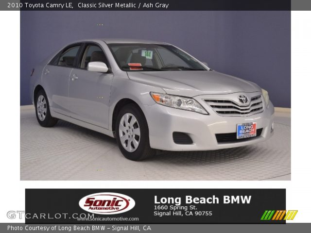 2010 Toyota Camry LE in Classic Silver Metallic