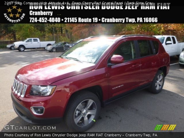 2017 Jeep Compass High Altitude 4x4 in Deep Cherry Red Crystal Pearl