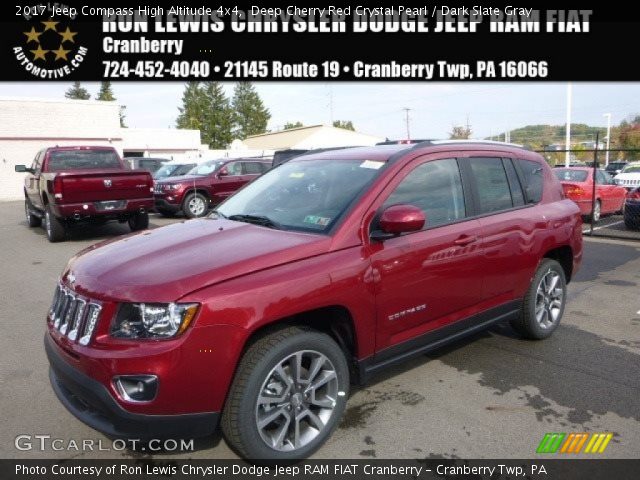 2017 Jeep Compass High Altitude 4x4 in Deep Cherry Red Crystal Pearl