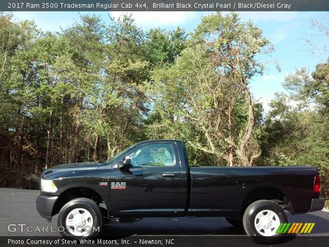 2017 Ram 3500 Tradesman Regular Cab 4x4 in Brilliant Black Crystal Pearl