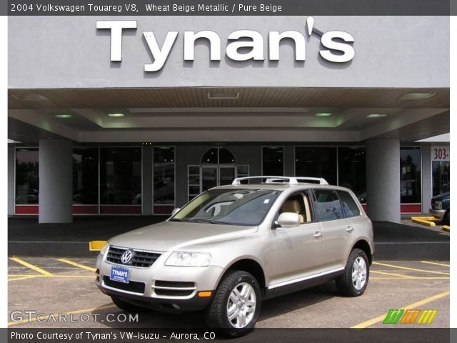 2004 Volkswagen Touareg V8 in Wheat Beige Metallic