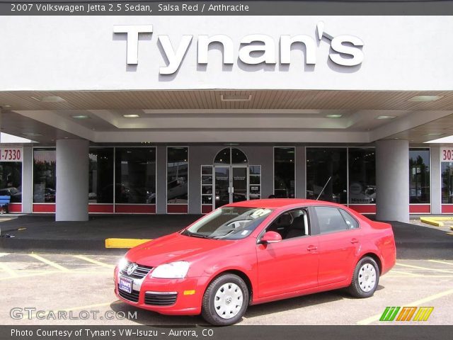 2007 Volkswagen Jetta 2.5 Sedan in Salsa Red