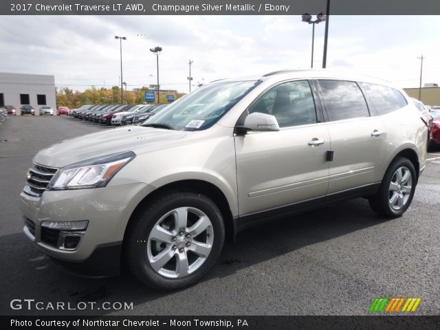 2017 Chevrolet Traverse LT AWD in Champagne Silver Metallic