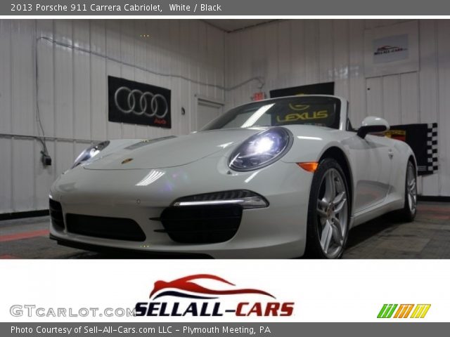 2013 Porsche 911 Carrera Cabriolet in White