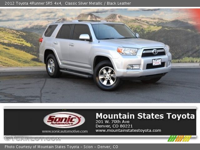 2012 Toyota 4Runner SR5 4x4 in Classic Silver Metallic