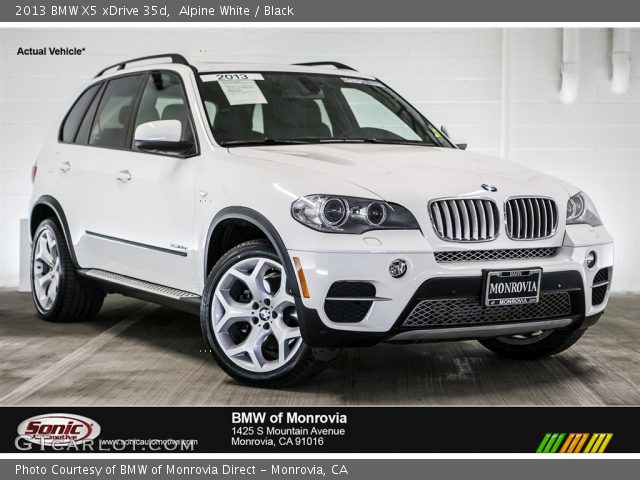 2013 BMW X5 xDrive 35d in Alpine White