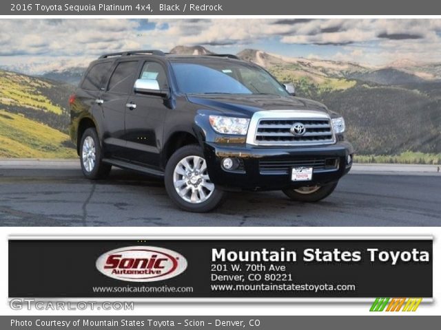 2016 Toyota Sequoia Platinum 4x4 in Black